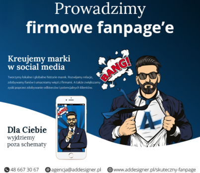 Poprowadzimy Twój firmowy fanpage