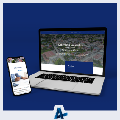 Strona internetowa Kancelarii Notarialnej Mateusz Milczuk w Warce