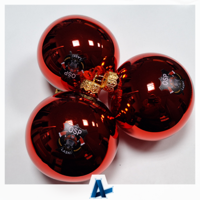 Bombki z nadrukiem dla OSP Laski