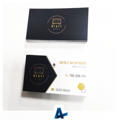 Druk wizytówek dla BUKII Meble