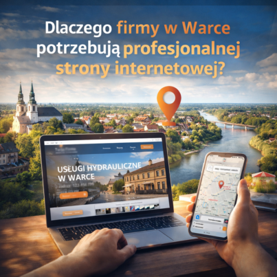 Dlaczego firmy w Warce potrzebują profesjonalnej strony internetowej?