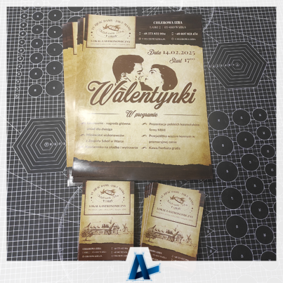 Druk materiałów reklamowych dla Chlebowej Izby w Laskach