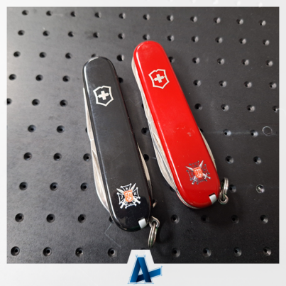 Wizytówki i nadruk na scyzorykach dla KŻR LOK w Warce