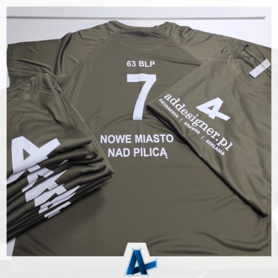 Wykonane koszulki dla 6 Mazowieckiej Brygady Wojsk Obrony Terytorialnej w Nowym Mieście nad Pilicą