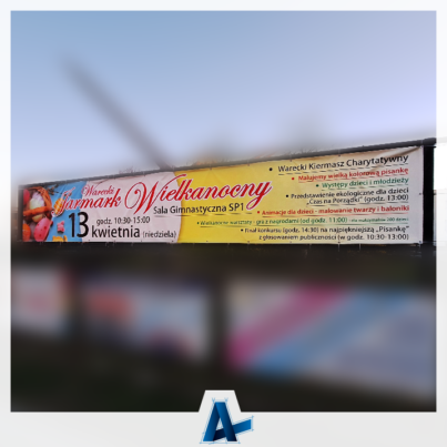 Druk banera na Jarmark Wielkanocny