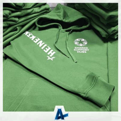 Wykonanie bluz Heineken