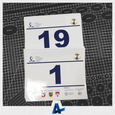 Realizacja numerów startowych dla Muzeum Kazimierza Pułaskiego w Warce