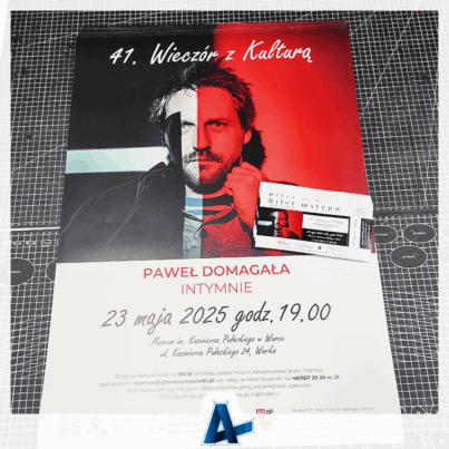 Druk plakatów i biletów dla Muzeum w Warce