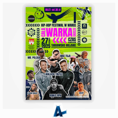 Szata graficzna na event Cała Warka Skacze