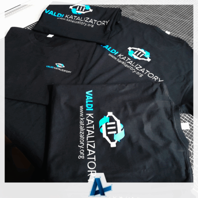 Realizacja koszulek z logo dla VALDI KATALIZATORY