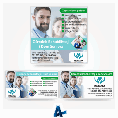 Realizacja materiałów reklamowych dla Ośrodka Marianka