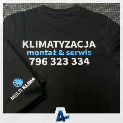 Nadruk DTF na koszulkach Multi Klima