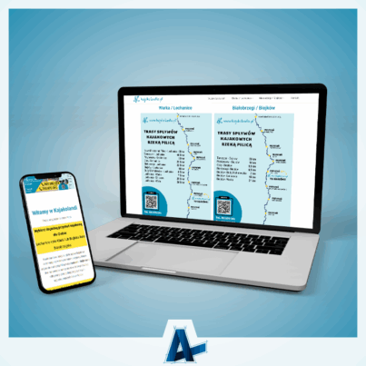 Rozbudowa strony internetowej Kajakolandia.pl