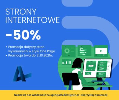 Promocja -50% na stronny internetowe