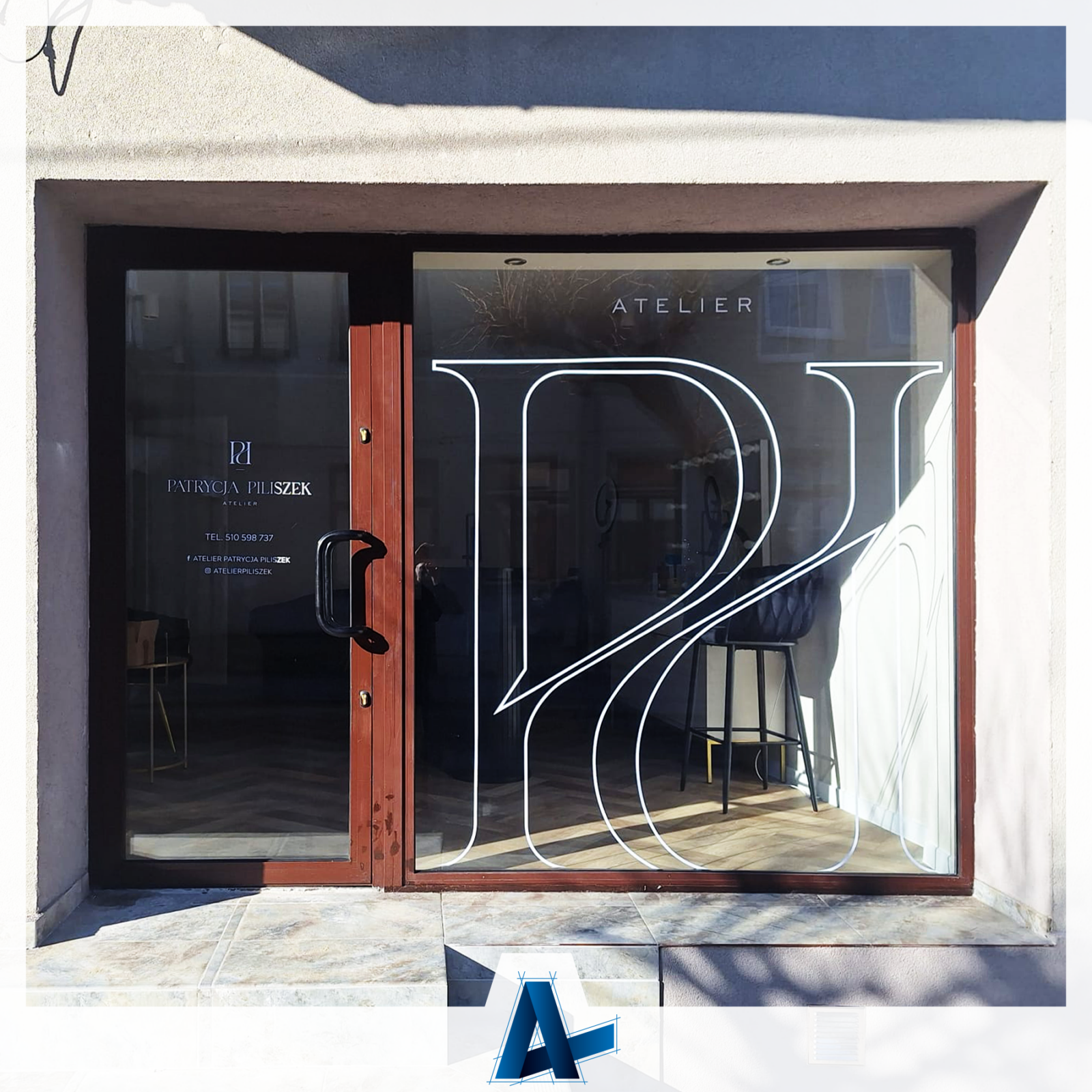 Minimalizm z klasą – realizacja witryny dla Atelier Patrycja Piliszek w Warce