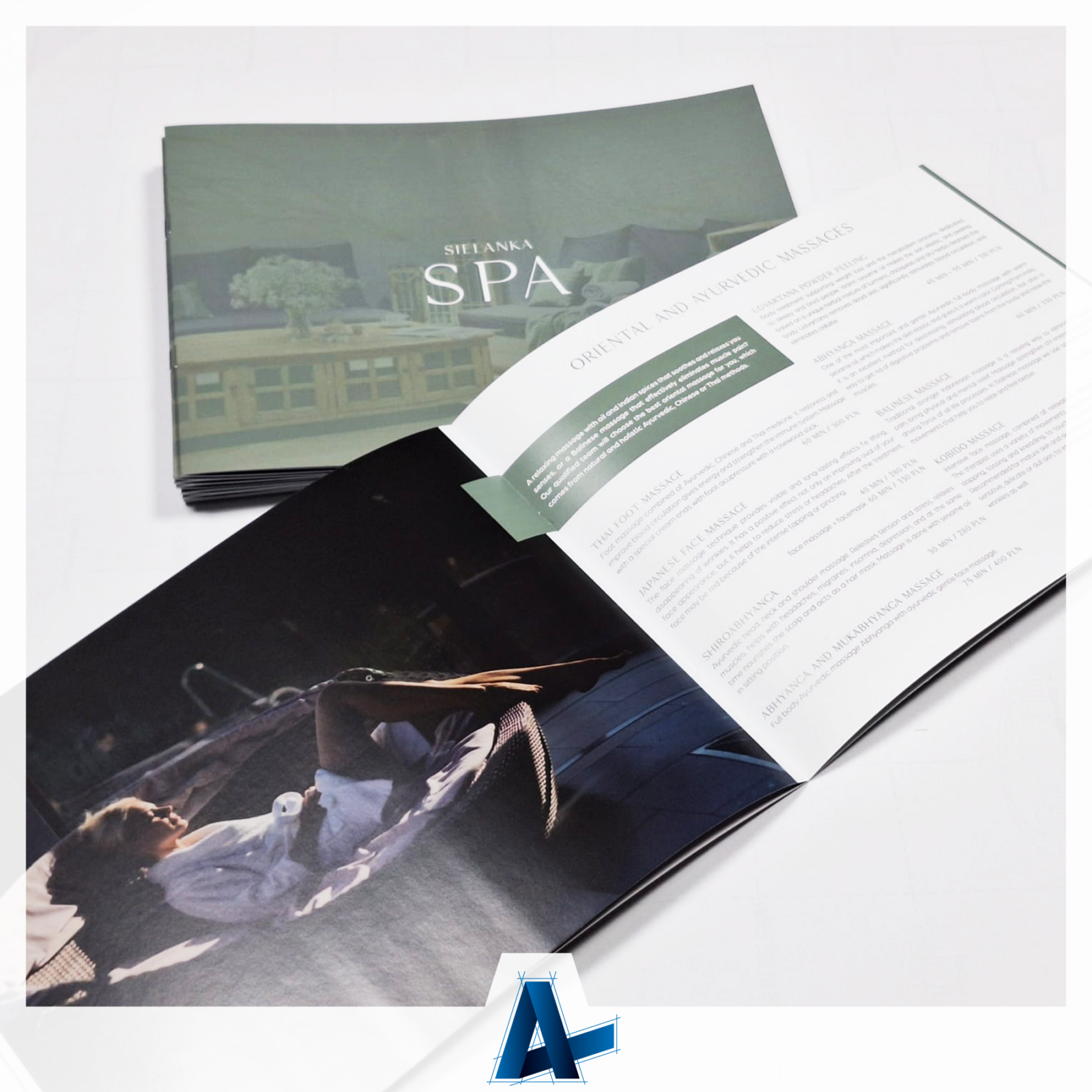 Menu SPA dla Hotelu Sielanka nad Pilicą