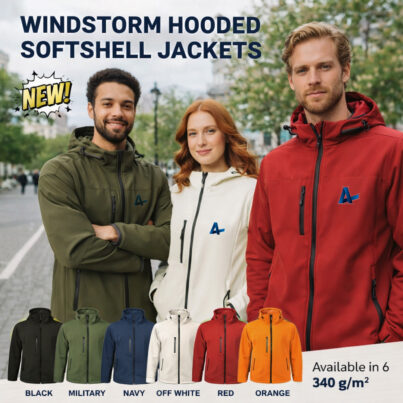 Kurtki softshell z logo firmowym – funkcjonalność, wizerunek i trwałość w jednym