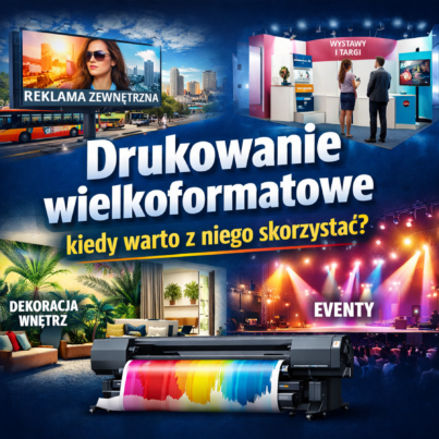 Drukowanie wielkoformatowe – kiedy warto z niego skorzystać?