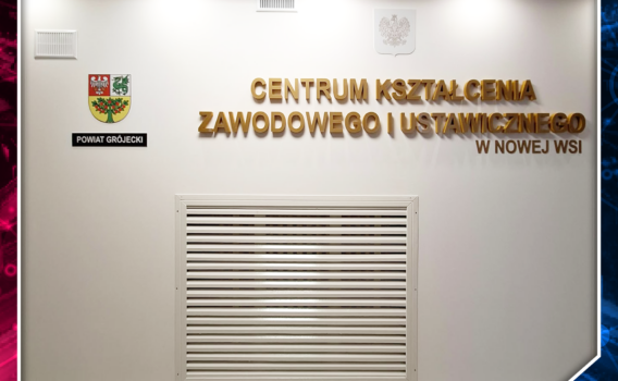 Litery przestrzenne i oznakowanie dla CKZiU w Nowej Wsi