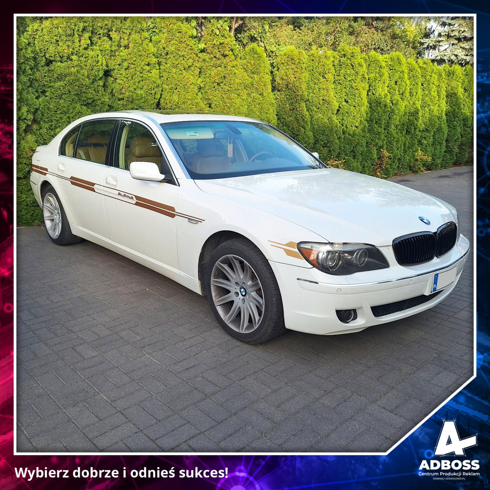 Oklejenie BMW w stylu Alpina