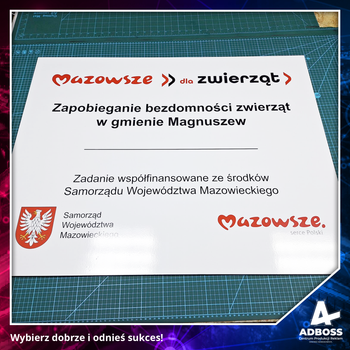 Tablice informacyjne dla Gminy Magnuszew – profesjonalne oznakowanie inwestycji i projektów samorządowych