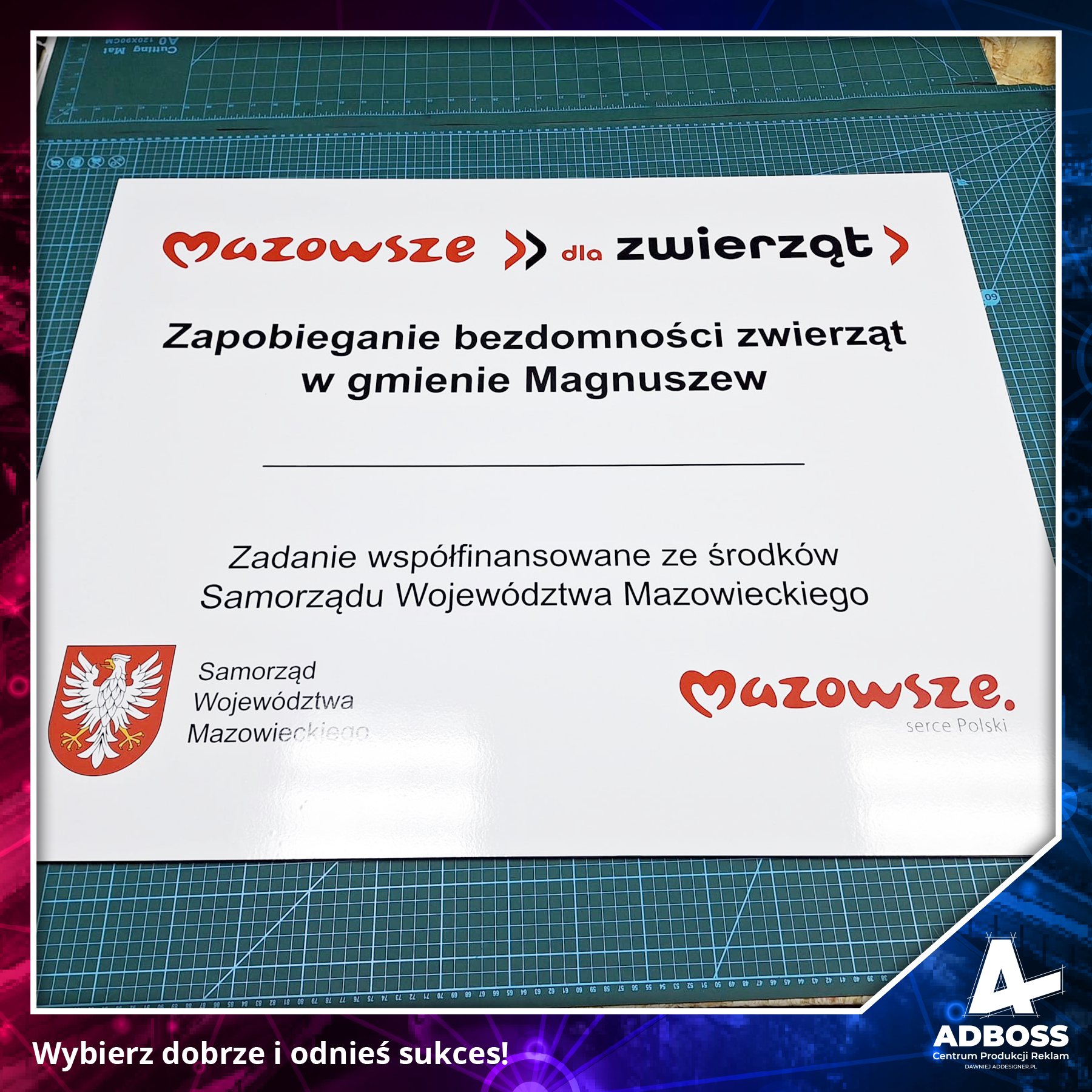 Tablice informacyjne dla Gminy Magnuszew – profesjonalne oznakowanie inwestycji i projektów samorządowych